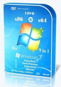 Windows 7 SP1 x86/x64 Ru 9 in 1 Update 02.2024 by OVGorskiy