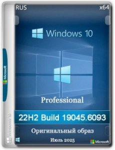 Windows 10 Pro 22H2 Build 19045.6093 Full Июль 2025