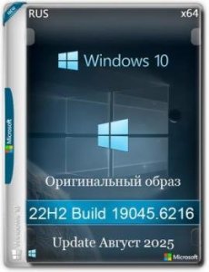 Windows 10 Pro 22H2 Build 19045.6216 Full Август 2025